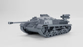 3D Printing 1/72 Hungarian 43M Zrinyi Sorozatveto Tank Unpainted Model Kit 07FC0E-D4 - KOEEK