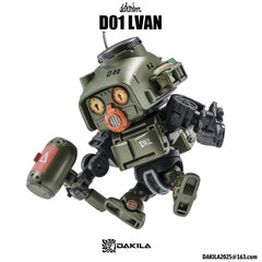 In Stock DAKILA DAFTBOTS D01 LVAN Ivan Robot Collectible Action Figure Model DAKILA - KOEEK