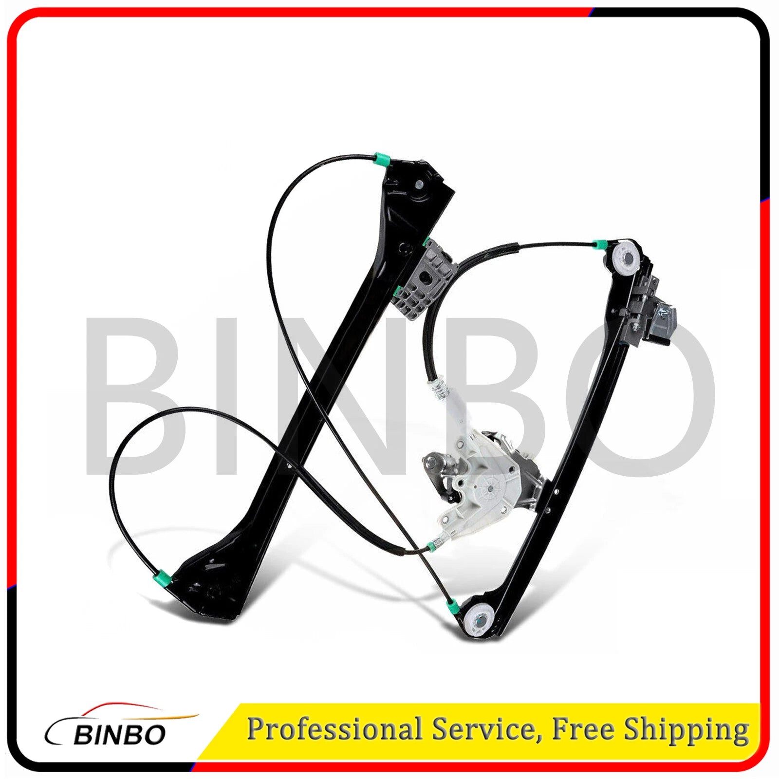 FOR BMW 3 SERIES E46 M3 COUPE CONVERTIBLE FRONT LEFT WINDOW REGULATOR SIDE 07FC0E-D4 - KOEEK