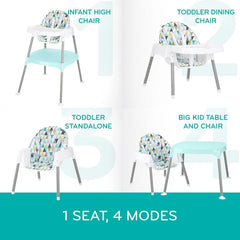 Convertible High Chair, Polyester Fiber