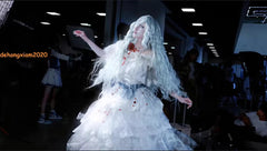 Identity V Mary Bloody Queen Women Cosplay Costumes Girl White Dress Halloween 07FC0E-D4 - KOEEK