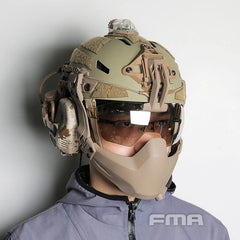 Tactical Helmet Batlskin Visor With Arm Lens Anti-fog Goggles For FAST/MICH/AF 07FC0E-D4 - KOEEK