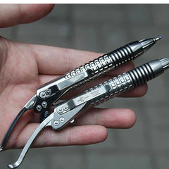 Titanium Alloy Pen Outdoor Portable EDC Tool Signature Pen Technology Siphon Pen 07FC0E-D4 - KOEEK