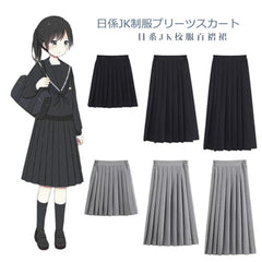 Girl Women Pleated School Uniform Tartan Skirt Black Mini Cheerleader Skirt Plus 07FC0E-D4 - KOEEK