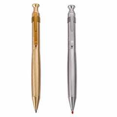 Gear Press Pocket Ball Pen Outdoor Portable Signature Pen Metal G2 Refill EDC 07FC0E-D4 - KOEEK