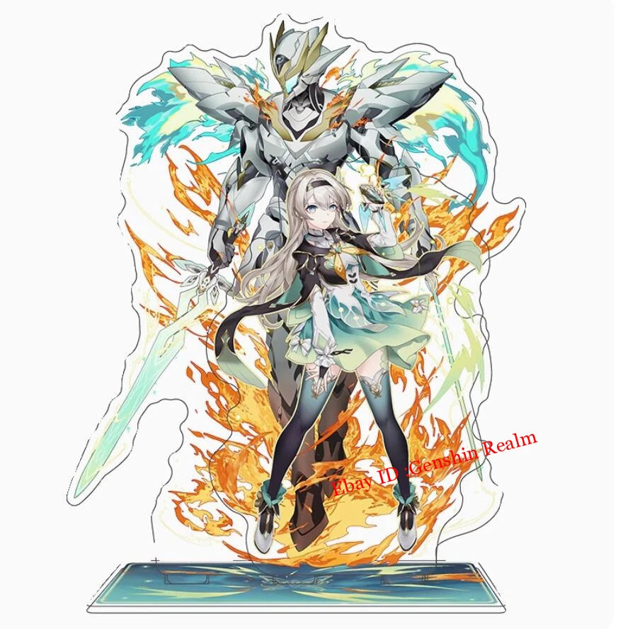 Anime Honkai: Star Rail Firefly Acrylic Desktop Stand Figure Collection Decor 07FC0E-D4 - KOEEK