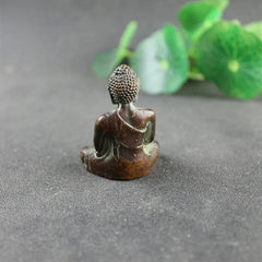Exquisitely Chinese Bronze Handcarved Shakyamuni Buddha Statue Home Ornament 07FC0E-D4 - KOEEK