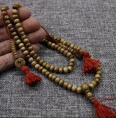 1pc Antique Tibetan Natural Yak Bone Mara Necklace 108 Beads Feng Shui Necklace 07FC0E-D4 - KOEEK