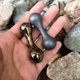 EDC Solid Titanium Alloy Begleri Unzip Toy Knucklebone Turn Bone Finger Dumbbell 07FC0E-D4 - KOEEK