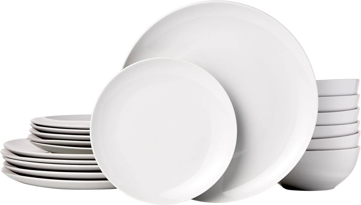18-Piece Kitchen Utensil Set, 6-Person, White Porcelain Crock-Pot 07FC0E-D4 - KOEEK