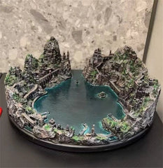 The Lord of the Rings The Hobbit Grey Havens Resin Statue Scene Display Model 07FC0E-D4 - KOEEK