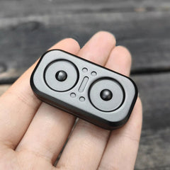 Owl Push Slider Fidget Slider Toy Adult Metal Fidget Toy Finger Push Spin Coins 07FC0E-D4 - KOEEK