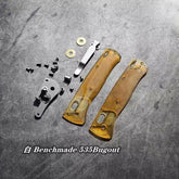 1Set ULTEM PEI Handle Scales with Pocket Clip For Benchmade 535 Bugout KnivesEDC 07FC0E-D4 - KOEEK