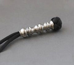 HotTitanium Alloy Knife Bead Keychain Pendant Lanyard DIY Parachute Cord BeadEDC 07FC0E-D4 - KOEEK