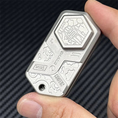 Personalized Snake EDC Fidget Toys Stainless Steel Magnetic Push Haptic Slider 07FC0E-D4 - KOEEK