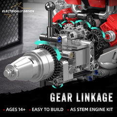 new Mould King 10204 V8 Engine Motor Model Building Block Toy Gift MOC Collector MOULD KING - KOEEK