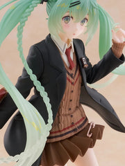Taito Hatsune Miku Fashion School Uniform Ver. 18cm PVC Anime Figure Collectible 07FC0E-D4 - KOEEK