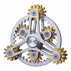 DIY Metal Gear Hand Fingertip Gyroscope Spinning Top Gearwheel Gyro EDC Toy Tool 07FC0E-D4 - KOEEK