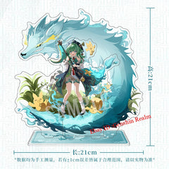 Anime Honkai: Star Rail HuoHuo Acrylic Desktop Stand Figure Collection Decor 07FC0E-D4 - KOEEK