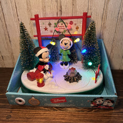 ! Disney Christmas Mickey & Minnie Mouse Animated Lighted Campfire Musical DISNEY - KOEEK