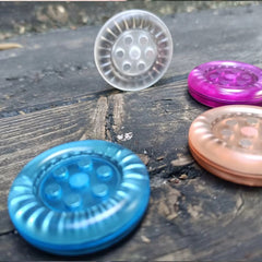Amber PEI Material Fidget Slider Coin Adult EDC Sensory Toy Autism Anti Stress 07FC0E-D4 - KOEEK