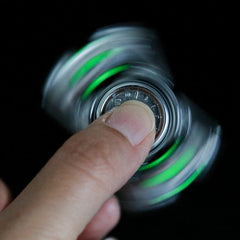 Luminous Punk Fidget Toy EDC Metal Fidget Spinner Stress Relief Toy Cool Gadget 07FC0E-D4 - KOEEK