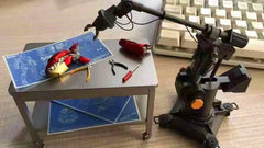 1/12 Iron Man 2GOODCO Lab Accessories+Robotic Arms Platform Model Stand Toy 07FC0E-D4 - KOEEK