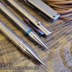 Titanium Alloy Pocket Mechanical Pencil Student Drawing Pens Office Stationery 07FC0E-D4 - KOEEK