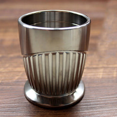 Pure Titanium Drink Water Coffee Beer Tea Cup Mug Tumbler Drink Cup 07FC0E-D4 - KOEEK