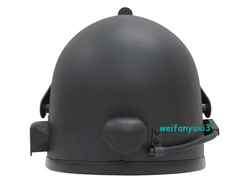 US Stocked Russian Special Forces Altyn K6-3 Helmet Mask Black Steel Helmet Prop 07FC0E-D4 - KOEEK