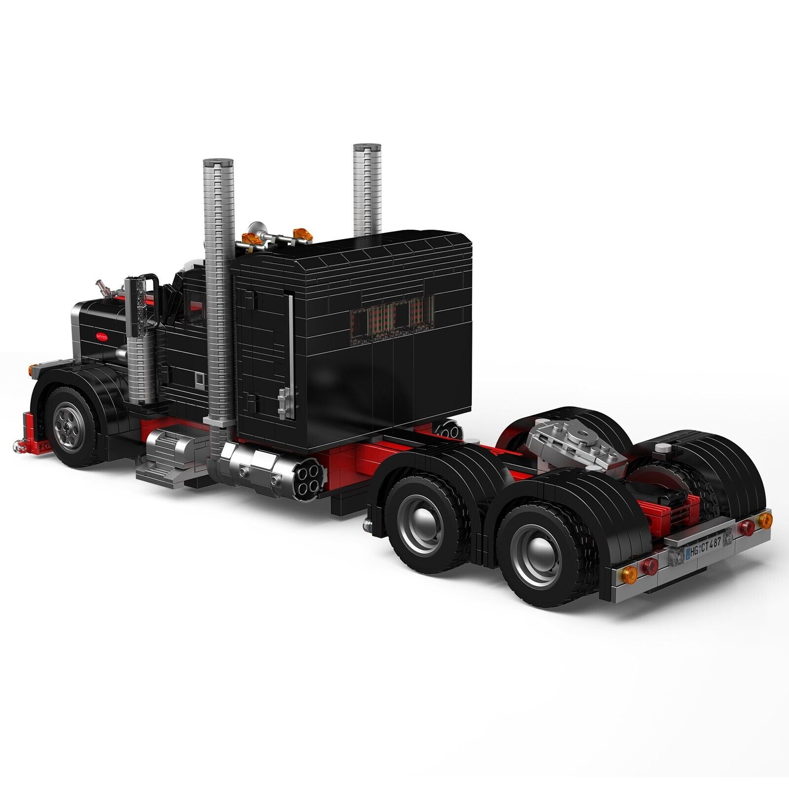 new Mould King 10037 Flatbed Semi Truck Tow Truck Muscle Car Building Block Toy MOULD KING - KOEEK