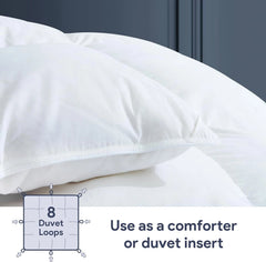 Queen Size All Season White Duvet Cover Super Soft Cotton Cover Fluffy 07FC0E-D4 - KOEEK