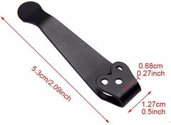EDC2pcs Titanium Deep Carry Pocket Clip For Spyderco Para 2, 3 Endura 4 and More 07FC0E-D4 - KOEEK