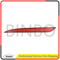 For Tesla Model 3 ABS Red 1 Pair Left + Right Tail Rear Bumper Reflector Marker 07FC0E-D4 - KOEEK