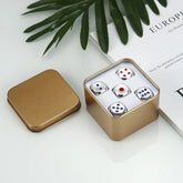 13mm Colorful Dice Game Teaching Aid 5 Pieces Box Pack 07FC0E-D4 - KOEEK