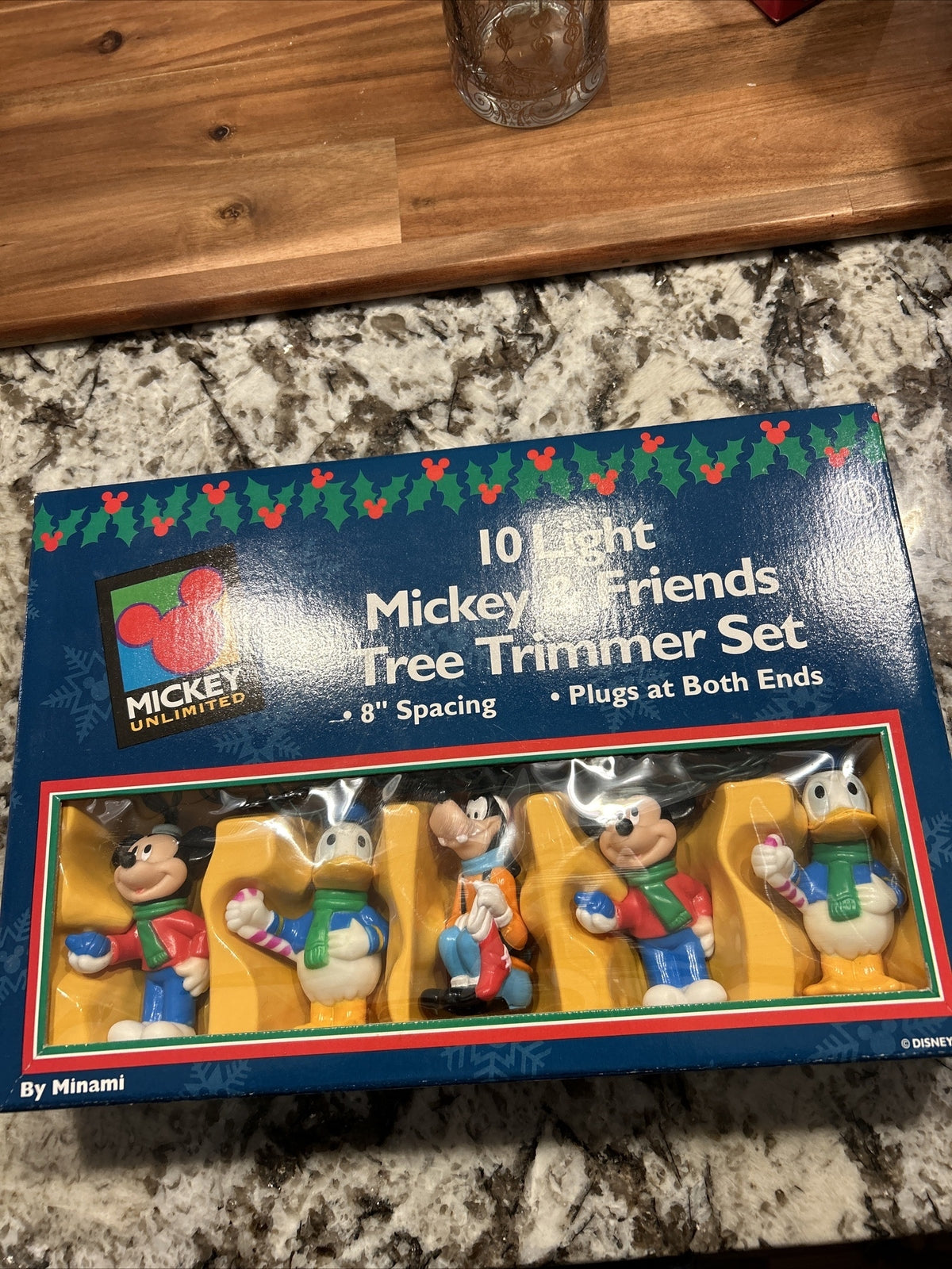 Disney Christmas Tree String Lights Mickey Mouse Goofy Donald NIB DISNEY - KOEEK