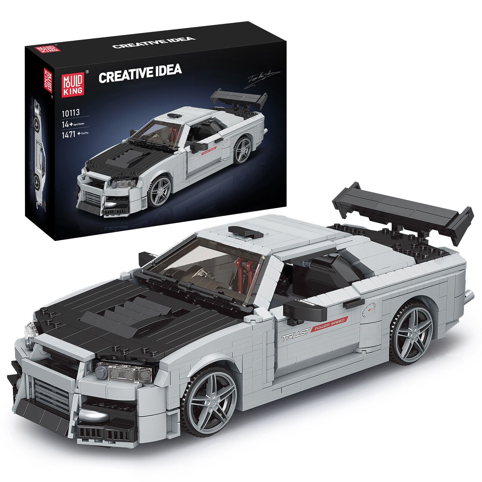 new Mould King 10113 Super Sport Car Model Building Block Toy MOC Collectible Set MOULD KING - KOEEK