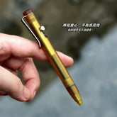 1 Piece ULTEM Made Bolt Pen with Titanium Pocket Clip Wring Pen Short Version 07FC0E-D4 - KOEEK