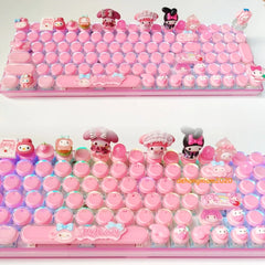My Melody 3 Model Bluetooth Wireless RGB Mechanical Keyboard 100 Keys Keypad ABS 07FC0E-D4 - KOEEK