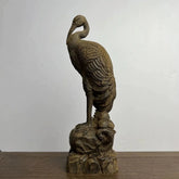 18cm Vietnamese Agarwood Carved Animal Figurine Wooden Home Decor Gift 07FC0E-D4 - KOEEK