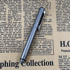 Titanium Mini Ballpoint Pen Signature Writing Pocket Pen Office Outdoor EDC 07FC0E-D4 - KOEEK