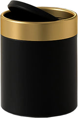 Mini Trash Can with Lid, Metal Small Tiny Mini Trash Bin Can, Mini Countertop 07FC0E-D4 - KOEEK
