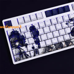The Hungry Lamb 108 Keys PBT RGB Keycaps for Cherry MX Mechanical Keyboard Gift 07FC0E-D4 - KOEEK