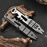 Titanium Crowbar Pry Bar Wrench Spanner Bottle Opener clip Quality EDC Tool 07FC0E-D4 - KOEEK