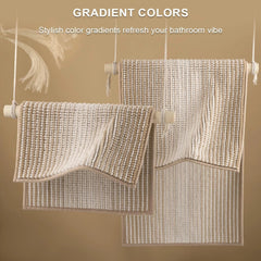 Rugs and Mats Sets, 2 Piece Thick Absorbent Chenille, Non Slip, Soft Shaggy 07FC0E-D4 - KOEEK