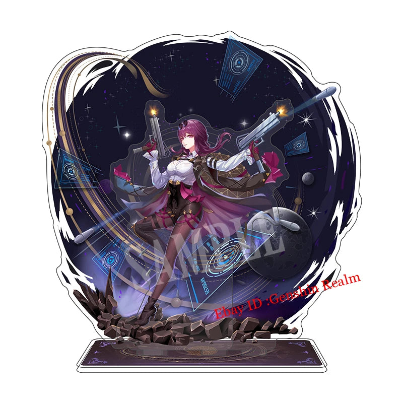 Anime Honkai: Star Rail Kafka Acrylic Desktop Stand Figure Collection Decor 07FC0E-D4 - KOEEK
