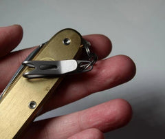 Titanium alloy EDC Gear Pocket Suspension Clip Wallet Mini Tool with Key Ring 07FC0E-D4 - KOEEK