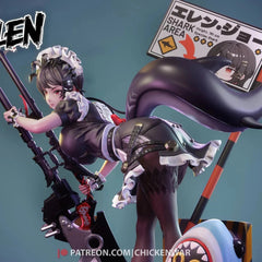 Zenless Zone Zero Ellen Joe 1/6 Resin Statue Toy Collect 3D Printing Painted 07FC0E-D4 - KOEEK