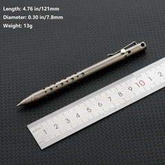 EDC Titanium Ballpoint Pen Signature Writing Pocket Pen Outdoor Business Office 07FC0E-D4 - KOEEK