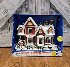*RARE* Christmas Lighted & Musical "Twas The Night Before Christmas" House! 07FC0E-D4 - KOEEK